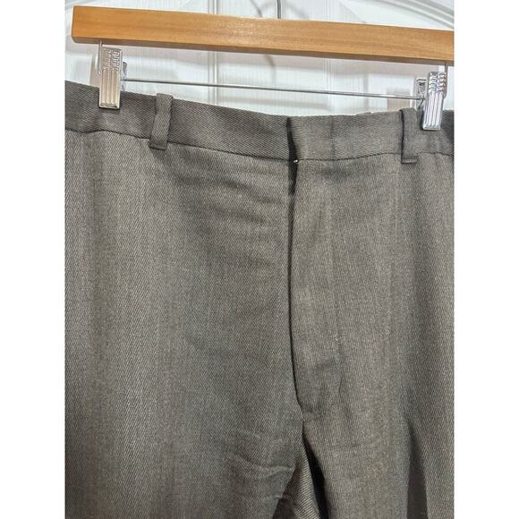 LL Bean Mens Dress Pants Pockets Professional Khaki Color - Picture 3 of 9
